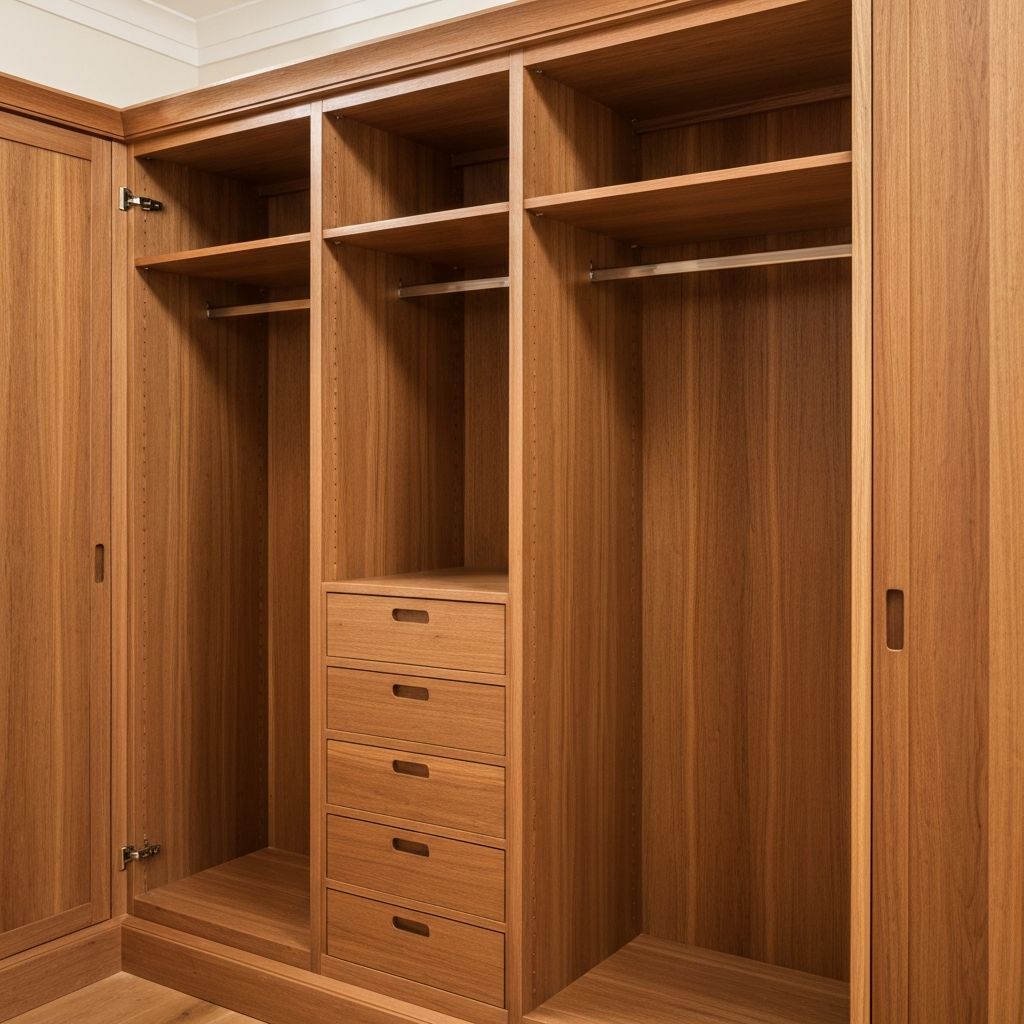 Bespoke fitted wardrobe installation